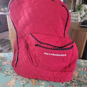 KitchenAid Quilted Red Mixer Cover with Pocket